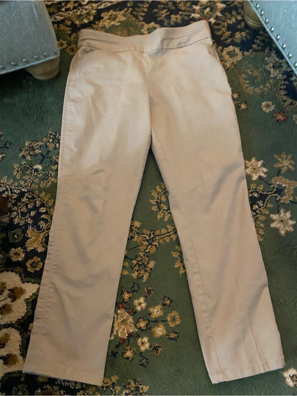 croft & barrow Beige Stretch Dress Pants
